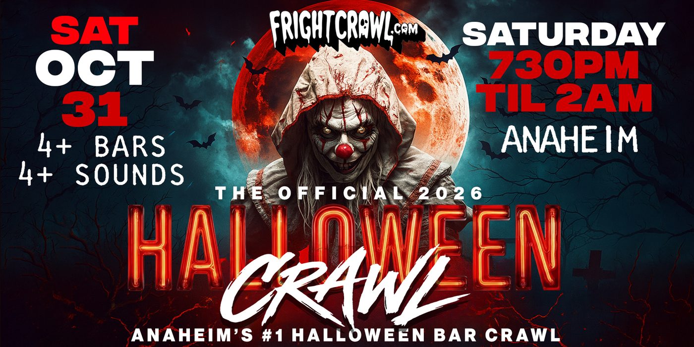 Saturday Night Anaheim Halloween crawl event art