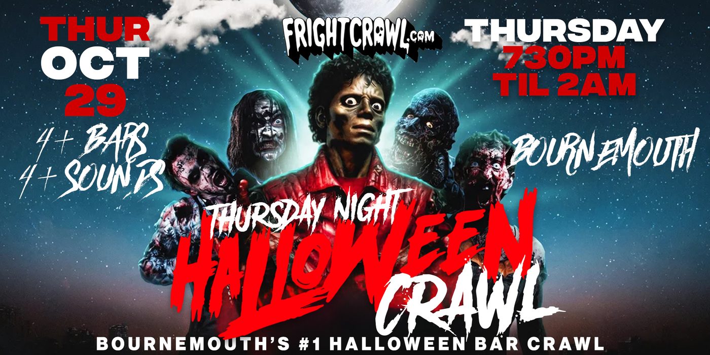 Thursday Night Bournemouth Halloween crawl event art