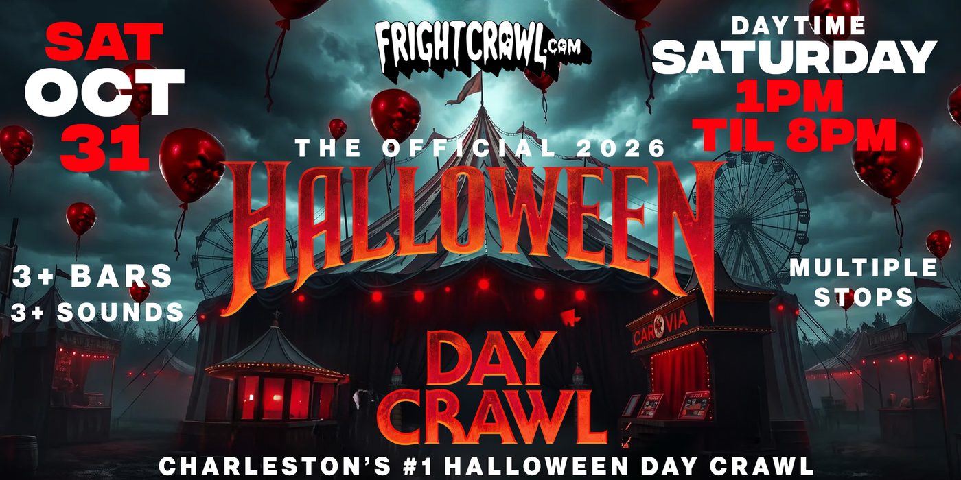 Day Party Charleston, SC Halloween crawl event art