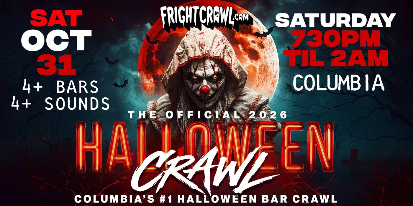 Saturday Night Columbia, MO Halloween crawl event art