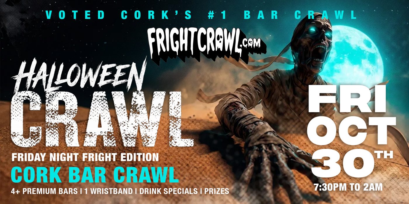 Friday Night Cork Halloween crawl event art