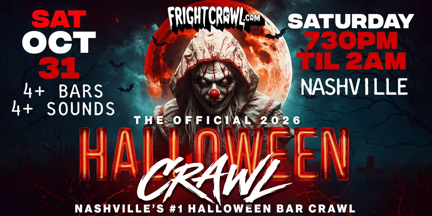 Saturday Night Nashville Halloween crawl event art