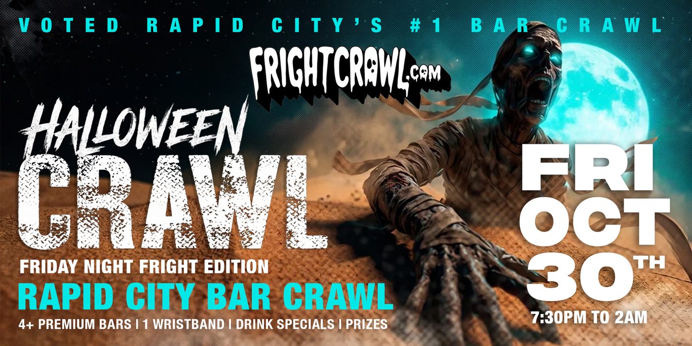 Friday Night Rapid City Halloween crawl event art