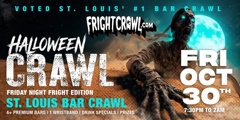 Friday Night St. Louis Halloween crawl event art