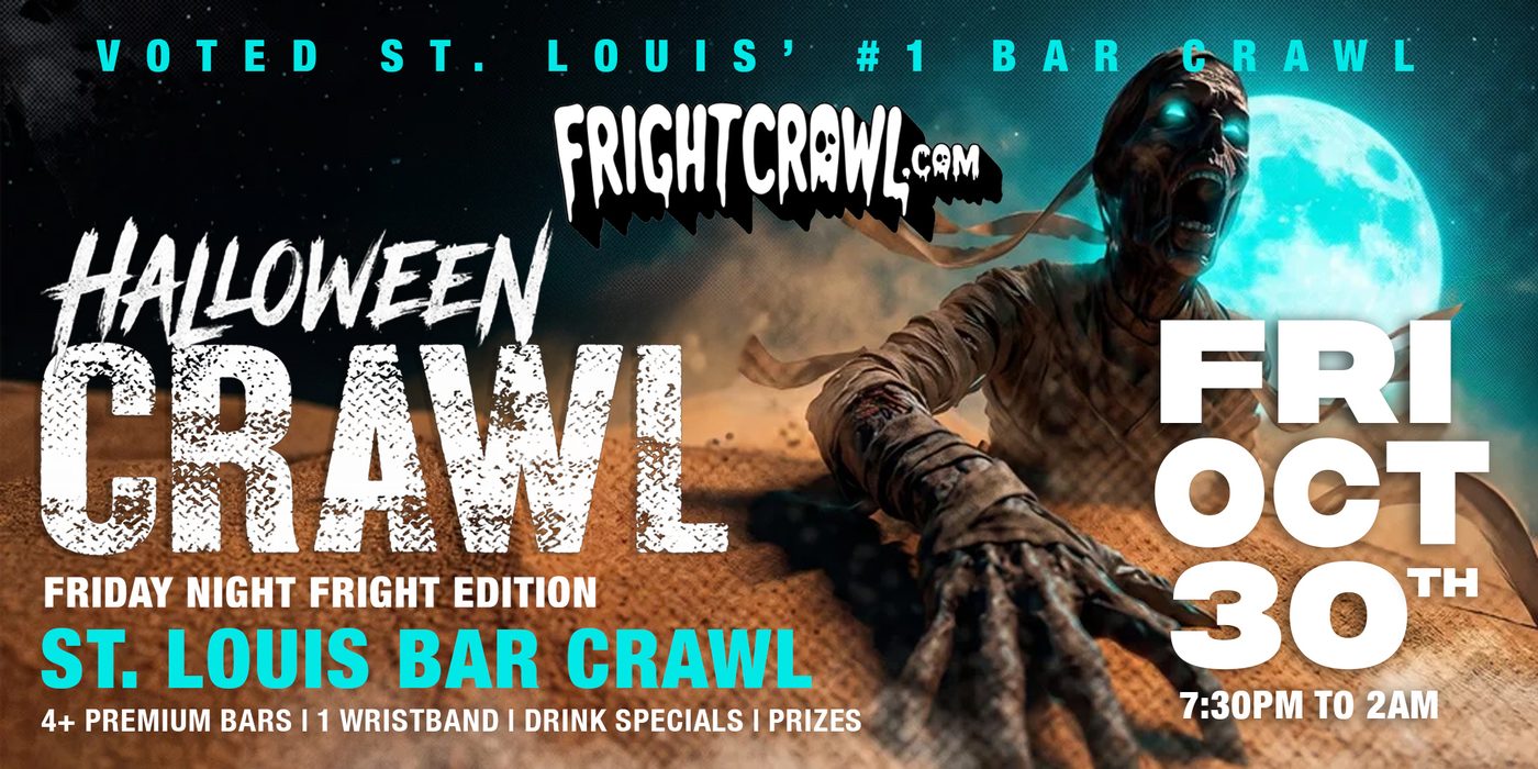 Friday Night St. Louis Halloween crawl event art