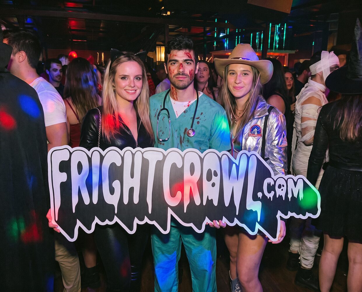 FrightCrawl crawlers in costume