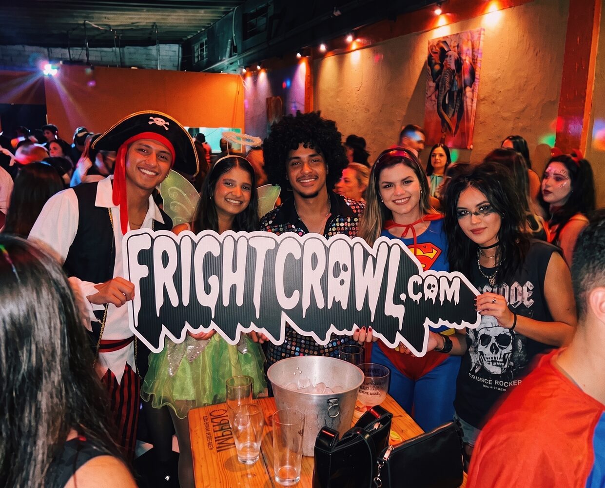 FrightCrawl crawlers in costume