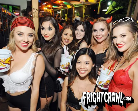 FrightCrawl crawlers in costume