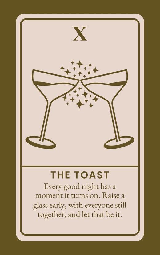 X, The Toast, from the FrightCrawl deck